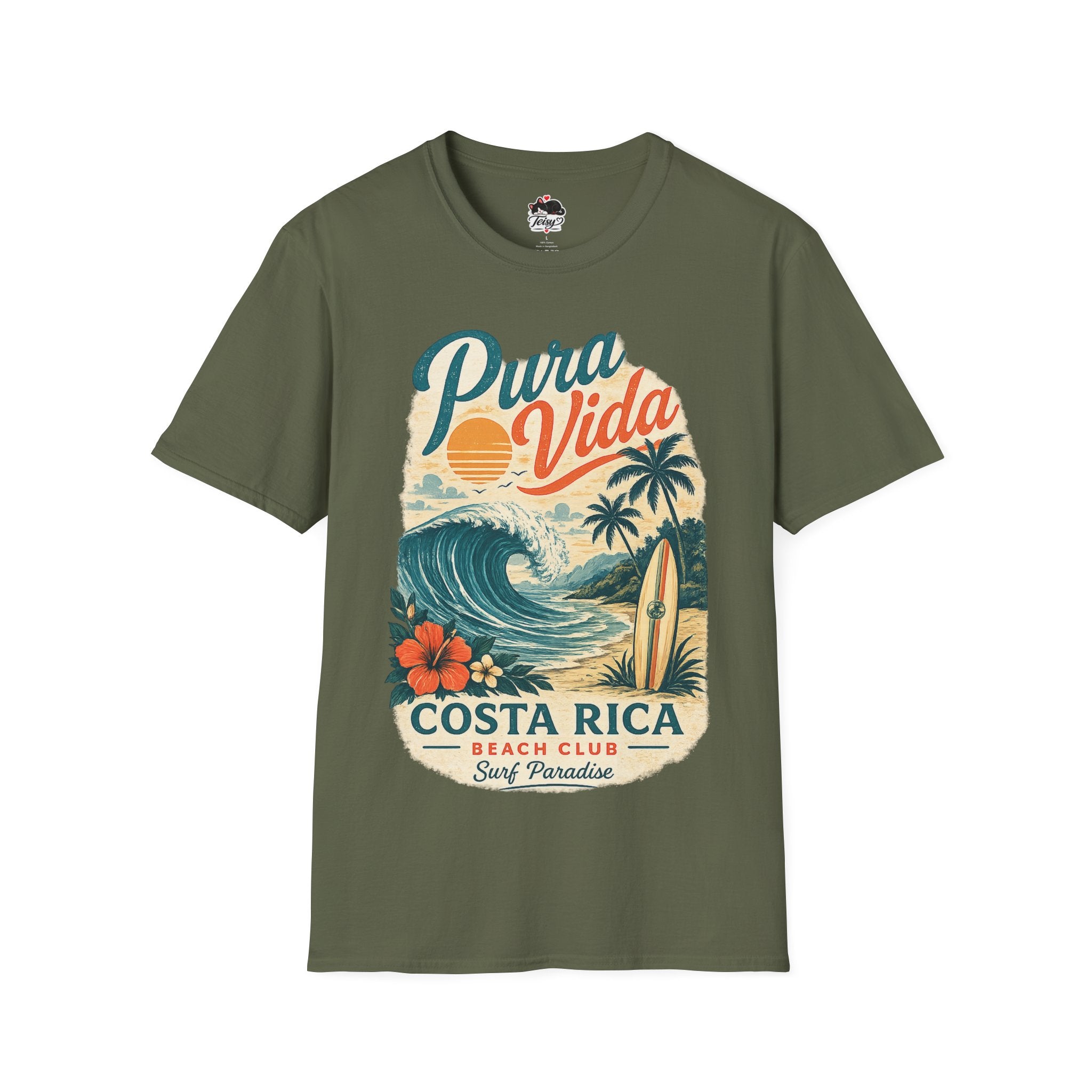 Pura Vida Costa Rica Surf T-Shirt