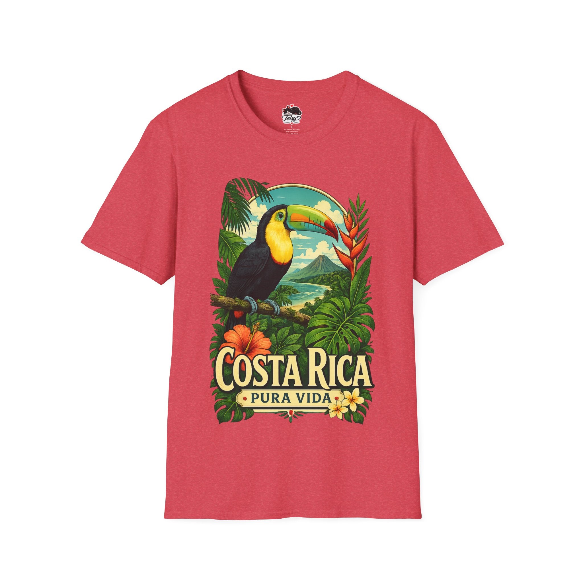 Costa Rica Toucan T-Shirt — Pura Vida Tropical Travel Tee