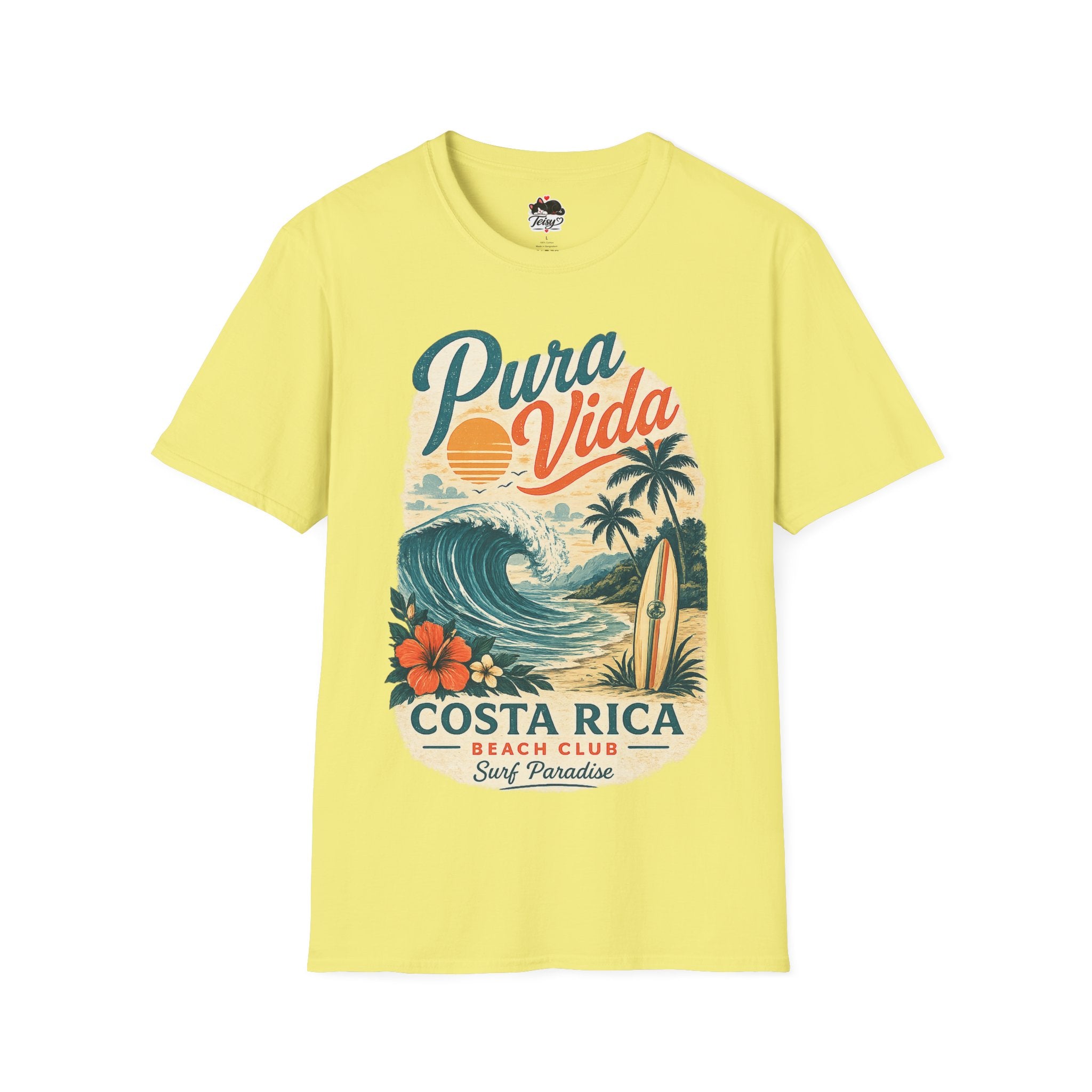 Pura Vida Costa Rica Surf T-Shirt