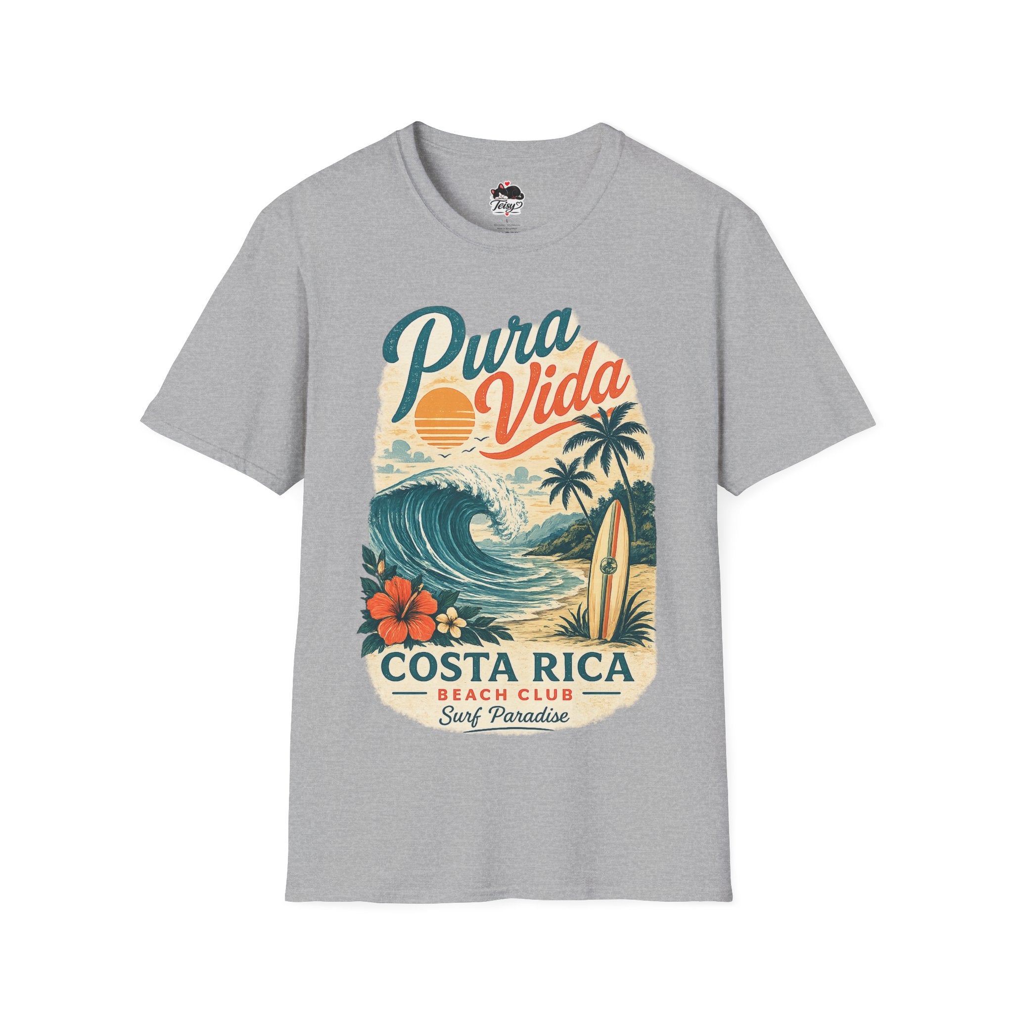 Pura Vida Costa Rica Surf T-Shirt