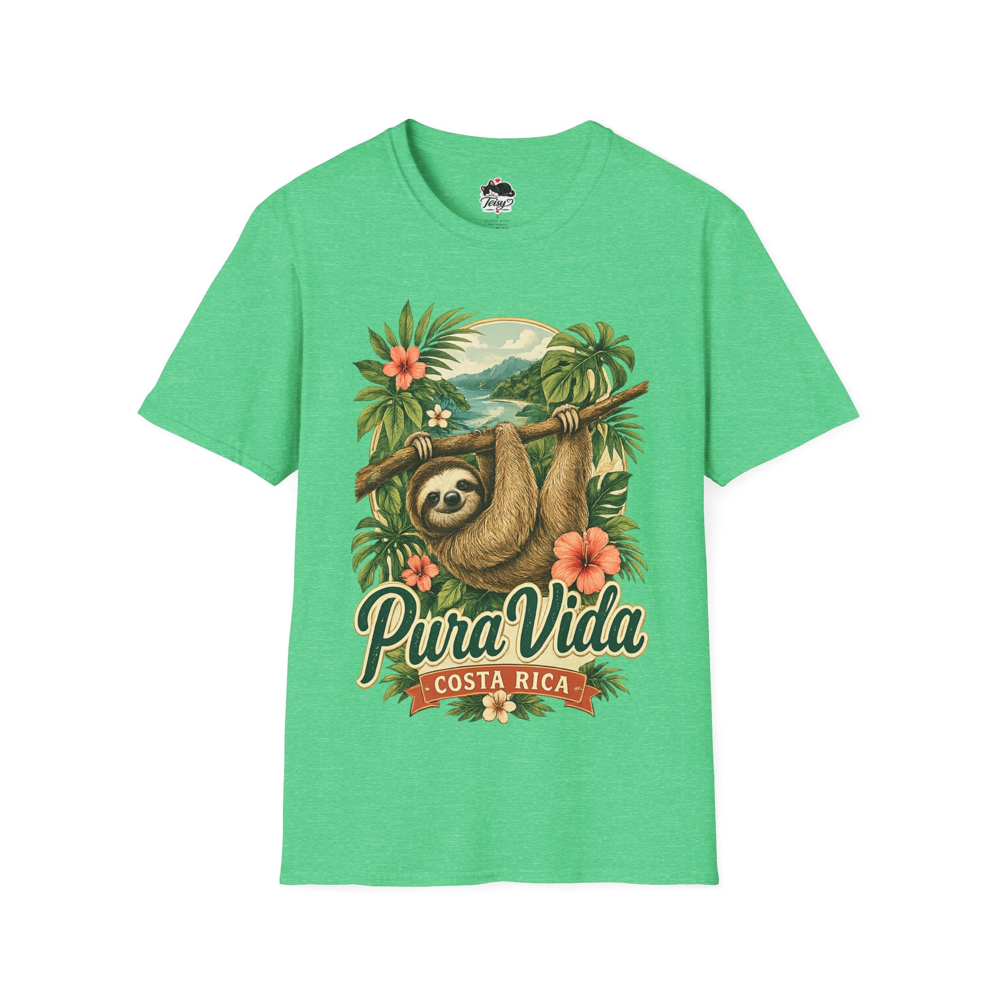 Pura Vida Costa Rica Sloth T-Shirt