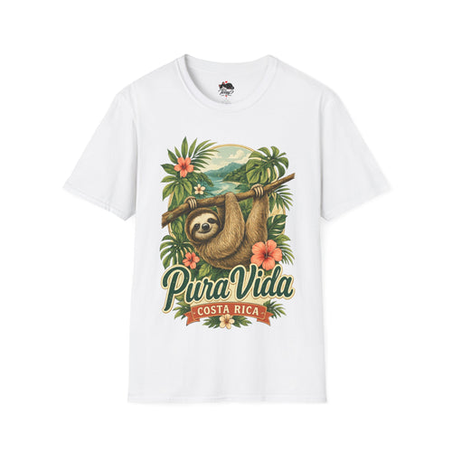 Pura Vida Costa Rica Sloth T-Shirt