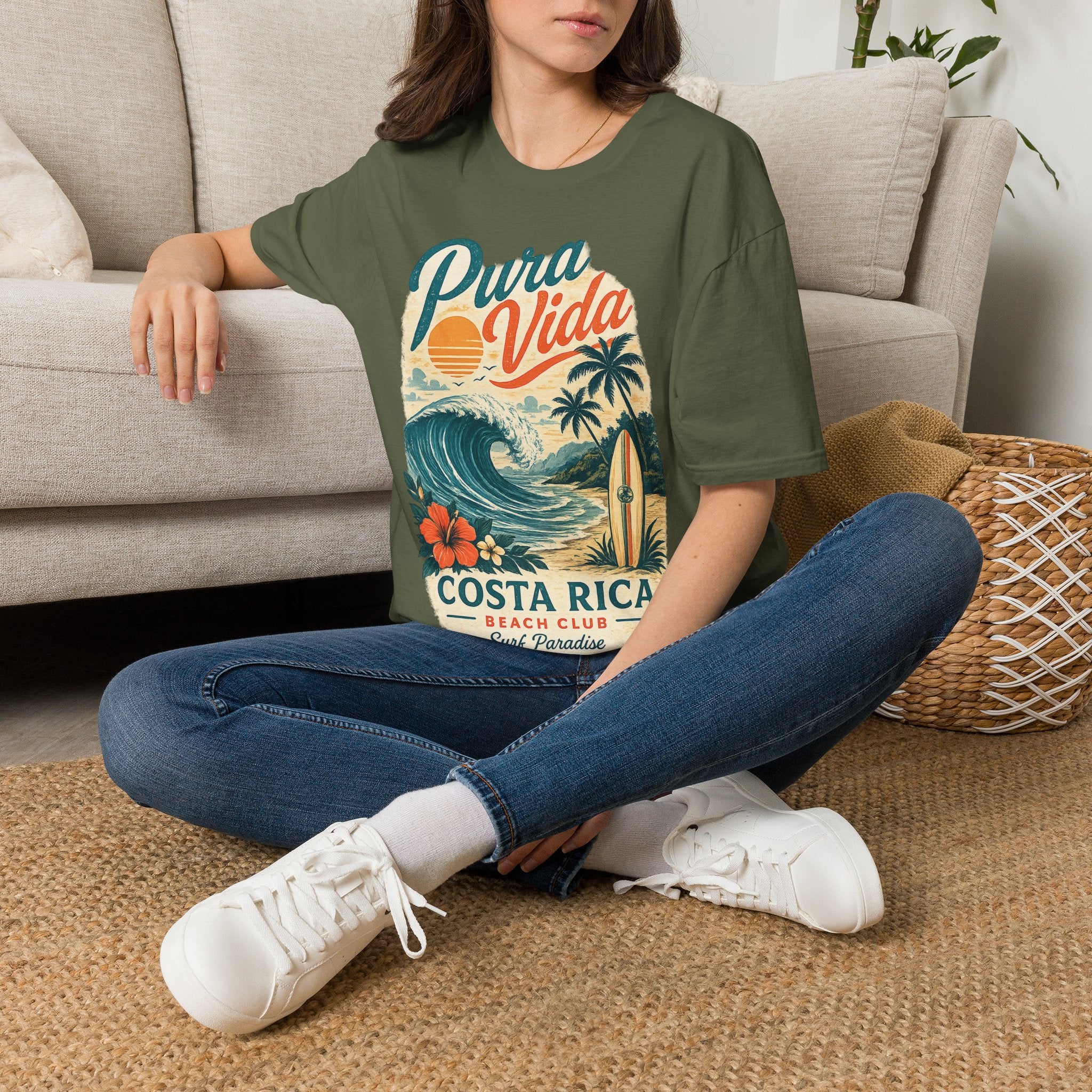 Pura Vida Costa Rica Surf T-Shirt