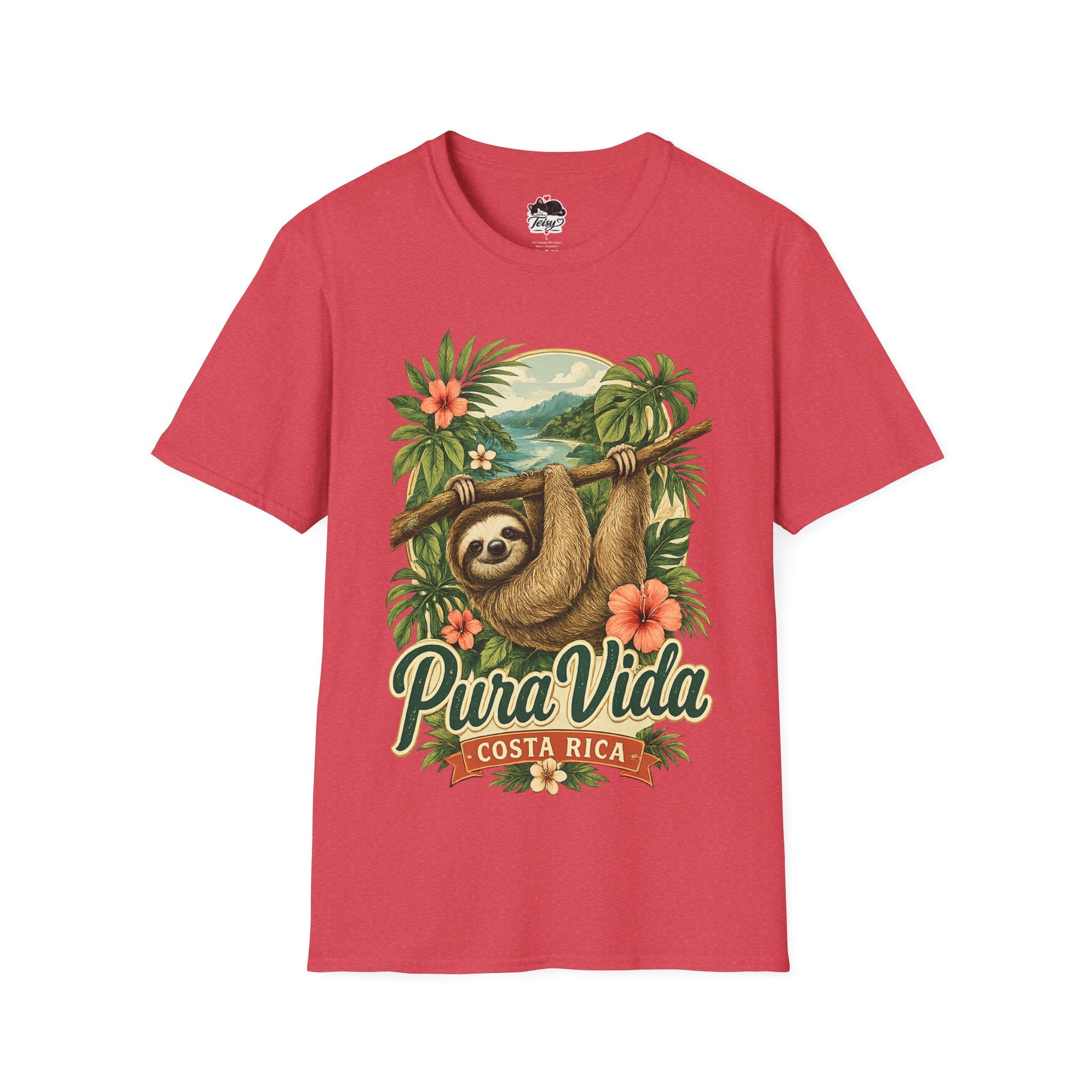 Pura Vida Costa Rica Sloth T-Shirt