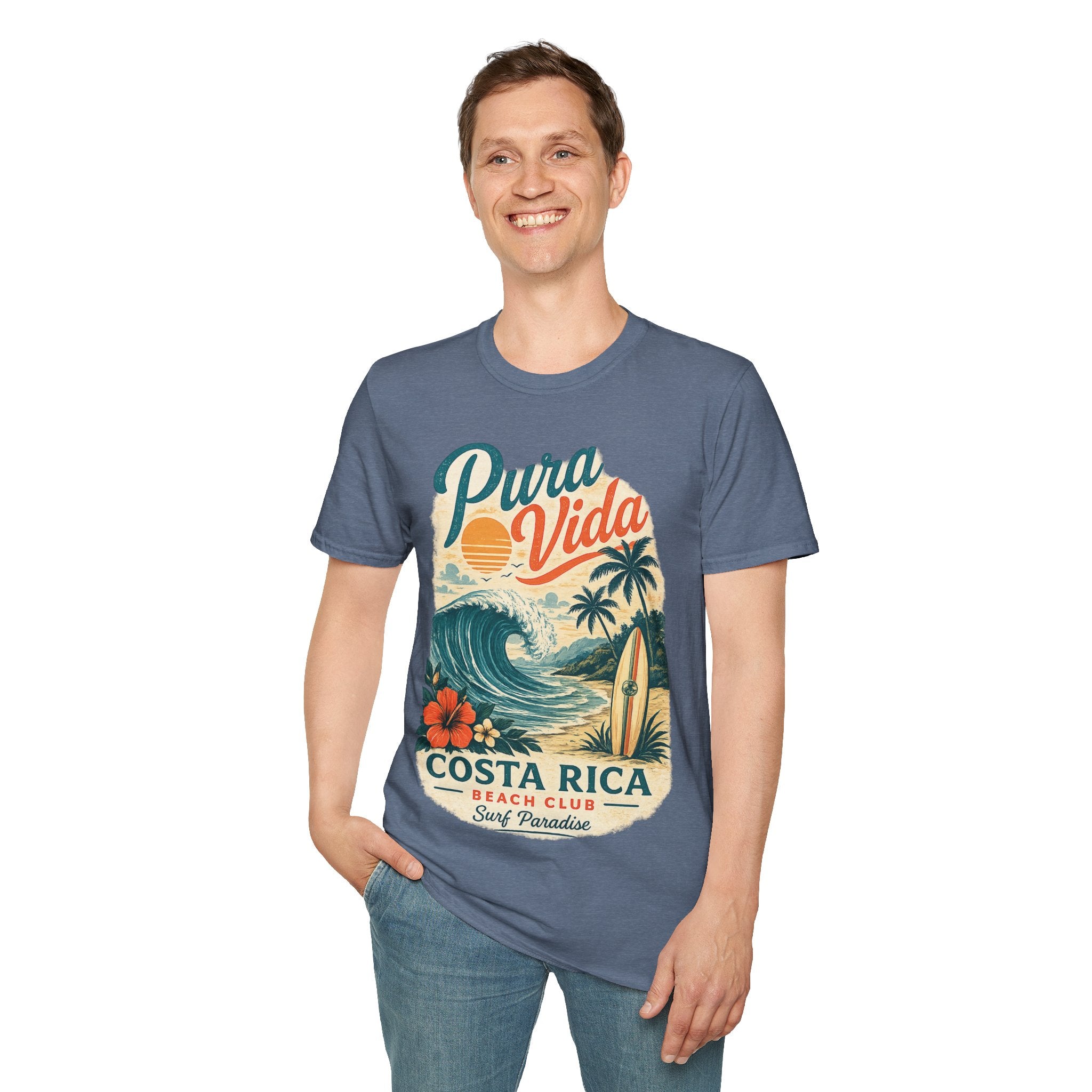 Pura Vida Costa Rica Surf T-Shirt