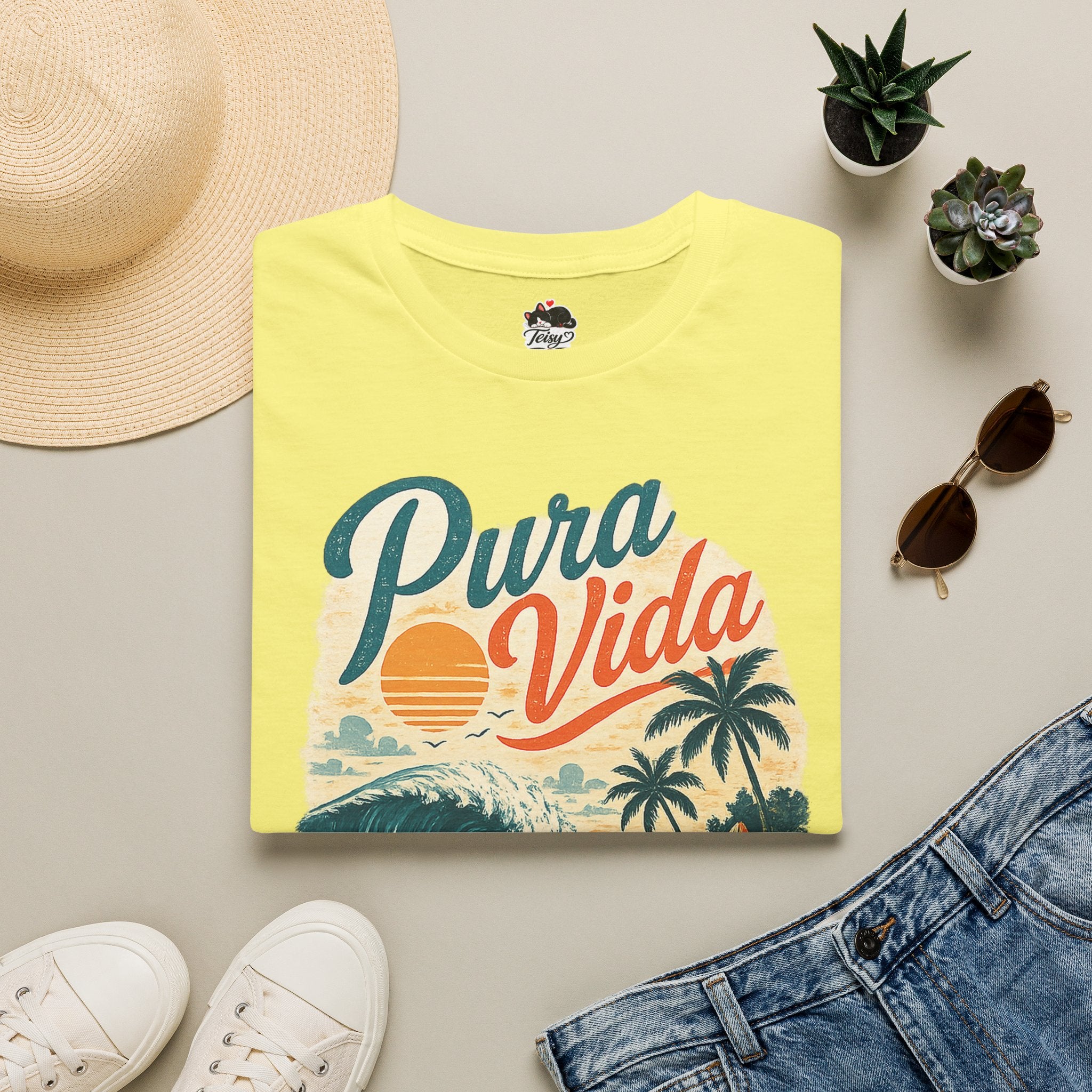 Pura Vida Costa Rica Surf T-Shirt