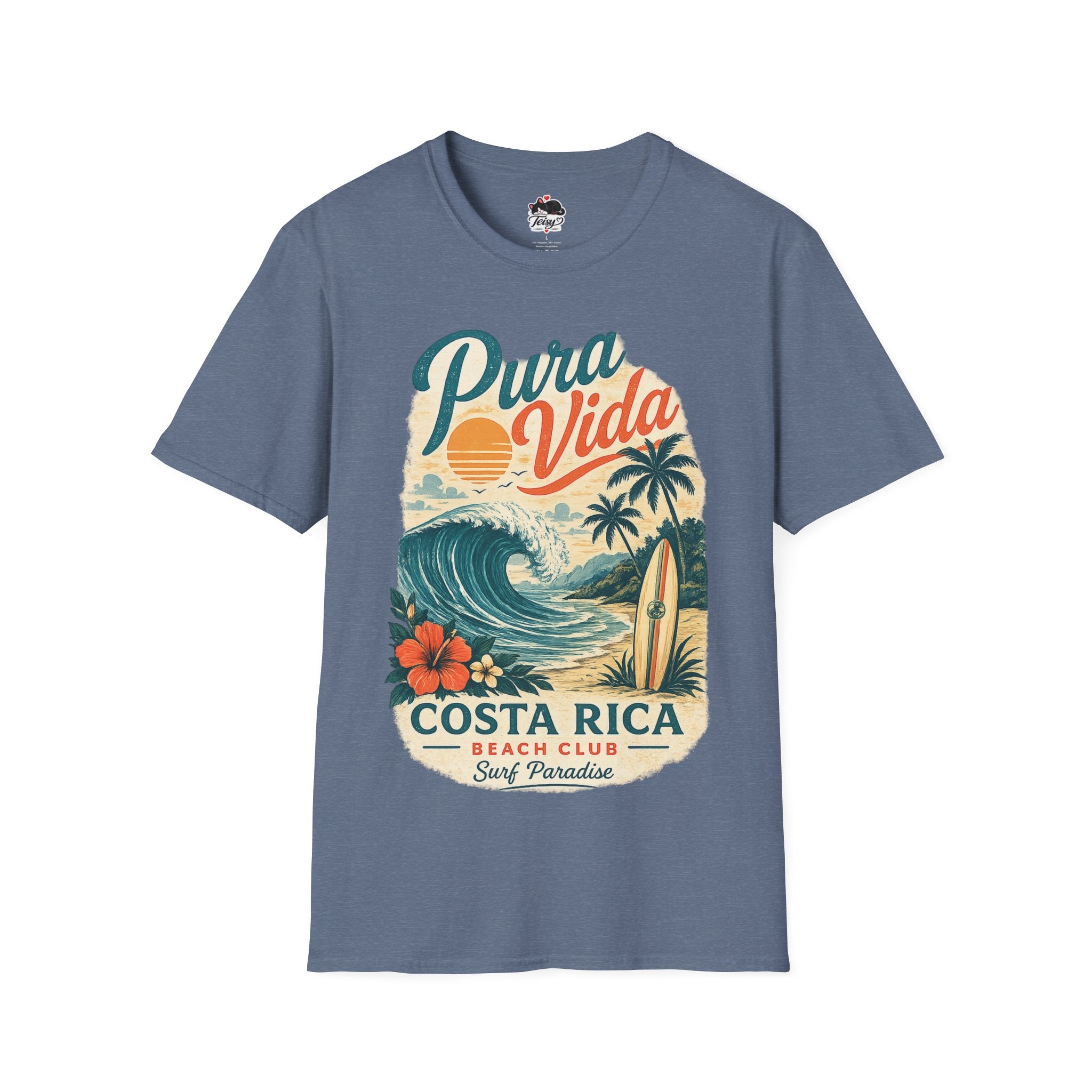 Pura Vida Costa Rica Surf T-Shirt